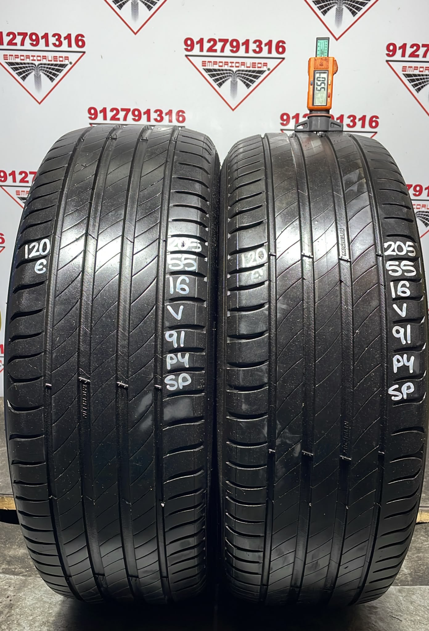 MICHELIN PRIMACY 4 USADO  205/55 R16 91 V